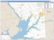 Cecil County, MD <br /> Wall Map <br /> Zip Code <br /> Basic Style 2025 Map