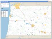 Allegan County, MI <br /> Wall Map <br /> Zip Code <br /> Basic Style 2025 Map