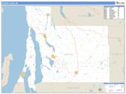 Antrim County, MI <br /> Wall Map <br /> Zip Code <br /> Basic Style 2025 Map