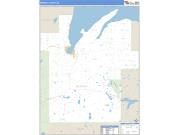 Baraga County, MI <br /> Wall Map <br /> Zip Code <br /> Basic Style 2025 Map