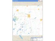 Barry County, MI <br /> Wall Map <br /> Zip Code <br /> Basic Style 2025 Map