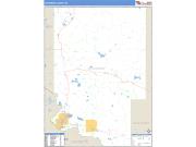 Dickinson County, MI <br /> Wall Map <br /> Zip Code <br /> Basic Style 2025 Map