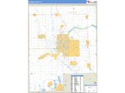 Genesee County, MI <br /> Wall Map <br /> Zip Code <br /> Basic Style 2025 Map