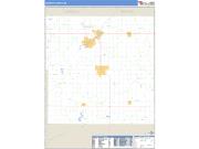 Gratiot County, MI <br /> Wall Map <br /> Zip Code <br /> Basic Style 2025 Map