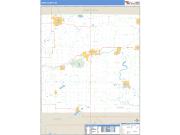Ionia County, MI <br /> Wall Map <br /> Zip Code <br /> Basic Style 2025 Map