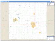 Isabella County, MI <br /> Wall Map <br /> Zip Code <br /> Basic Style 2025 Map