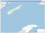 Keweenaw County, MI <br /> Wall Map <br /> Zip Code <br /> Basic Style 2025 Map