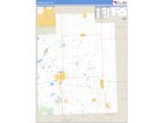 Lapeer County, MI <br /> Wall Map <br /> Zip Code <br /> Basic Style 2025 Map