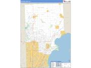 Macomb County, MI <br /> Wall Map <br /> Zip Code <br /> Basic Style 2025 Map