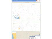 Missaukee County, MI <br /> Wall Map <br /> Zip Code <br /> Basic Style 2025 Map