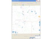 Montmorency County, MI <br /> Wall Map <br /> Zip Code <br /> Basic Style 2025 Map
