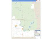 Newaygo County, MI <br /> Wall Map <br /> Zip Code <br /> Basic Style 2025 Map