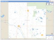 Ogemaw County, MI <br /> Wall Map <br /> Zip Code <br /> Basic Style 2025 Map