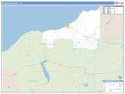 Ontonagon County, MI <br /> Wall Map <br /> Zip Code <br /> Basic Style 2025 Map