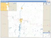 Otsego County, MI <br /> Wall Map <br /> Zip Code <br /> Basic Style 2025 Map
