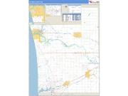 Ottawa County, MI <br /> Wall Map <br /> Zip Code <br /> Basic Style 2025 Map