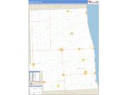 Sanilac County, MI <br /> Wall Map <br /> Zip Code <br /> Basic Style 2025 Map