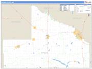 Brown County, MN <br /> Wall Map <br /> Zip Code <br /> Basic Style 2025 Map