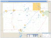 Carlton County, MN <br /> Wall Map <br /> Zip Code <br /> Basic Style 2025 Map