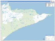 Cook County, MN <br /> Wall Map <br /> Zip Code <br /> Basic Style 2025 Map