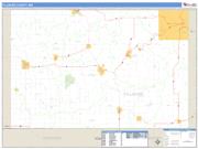 Fillmore County, MN <br /> Wall Map <br /> Zip Code <br /> Basic Style 2025 Map