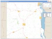 Houston County, MN <br /> Wall Map <br /> Zip Code <br /> Basic Style 2025 Map