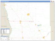 Kittson County, MN <br /> Wall Map <br /> Zip Code <br /> Basic Style 2025 Map