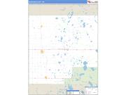 Mahnomen County, MN <br /> Wall Map <br /> Zip Code <br /> Basic Style 2025 Map