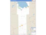 Mille Lacs County, MN <br /> Wall Map <br /> Zip Code <br /> Basic Style 2025 Map