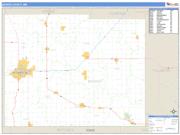 Mower County, MN <br /> Wall Map <br /> Zip Code <br /> Basic Style 2025 Map