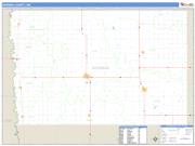 Norman County, MN <br /> Wall Map <br /> Zip Code <br /> Basic Style 2025 Map