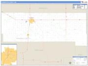 Pennington County, MN <br /> Wall Map <br /> Zip Code <br /> Basic Style 2025 Map