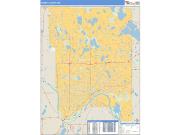 Ramsey County, MN <br /> Wall Map <br /> Zip Code <br /> Basic Style 2025 Map