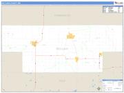 Red Lake County, MN <br /> Wall Map <br /> Zip Code <br /> Basic Style 2025 Map