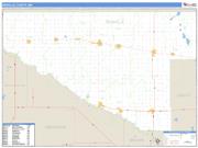 Renville County, MN <br /> Wall Map <br /> Zip Code <br /> Basic Style 2025 Map
