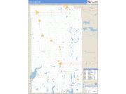 Todd County, MN <br /> Wall Map <br /> Zip Code <br /> Basic Style 2025 Map
