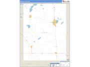 Waseca County, MN <br /> Wall Map <br /> Zip Code <br /> Basic Style 2025 Map