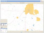 Alcorn County, MS <br /> Wall Map <br /> Zip Code <br /> Basic Style 2025 Map