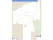 Choctaw County, MS <br /> Wall Map <br /> Zip Code <br /> Basic Style 2025 Map