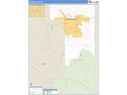 Forrest County, MS <br /> Wall Map <br /> Zip Code <br /> Basic Style 2025 Map