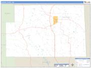 George County, MS <br /> Wall Map <br /> Zip Code <br /> Basic Style 2025 Map