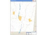 Itawamba County, MS <br /> Wall Map <br /> Zip Code <br /> Basic Style 2025 Map