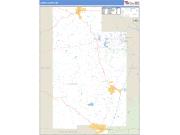Lamar County, MS <br /> Wall Map <br /> Zip Code <br /> Basic Style 2025 Map