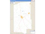 Lawrence County, MS <br /> Wall Map <br /> Zip Code <br /> Basic Style 2025 Map