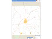 Leake County, MS <br /> Wall Map <br /> Zip Code <br /> Basic Style 2025 Map