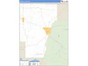 Marshall County, MS <br /> Wall Map <br /> Zip Code <br /> Basic Style 2025 Map