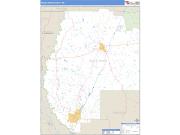 Pearl River County, MS <br /> Wall Map <br /> Zip Code <br /> Basic Style 2025 Map