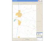 Pike County, MS <br /> Wall Map <br /> Zip Code <br /> Basic Style 2025 Map