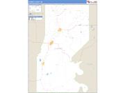 Sharkey County, MS <br /> Wall Map <br /> Zip Code <br /> Basic Style 2025 Map