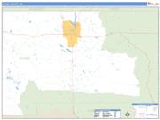 Stone County, MS <br /> Wall Map <br /> Zip Code <br /> Basic Style 2025 Map